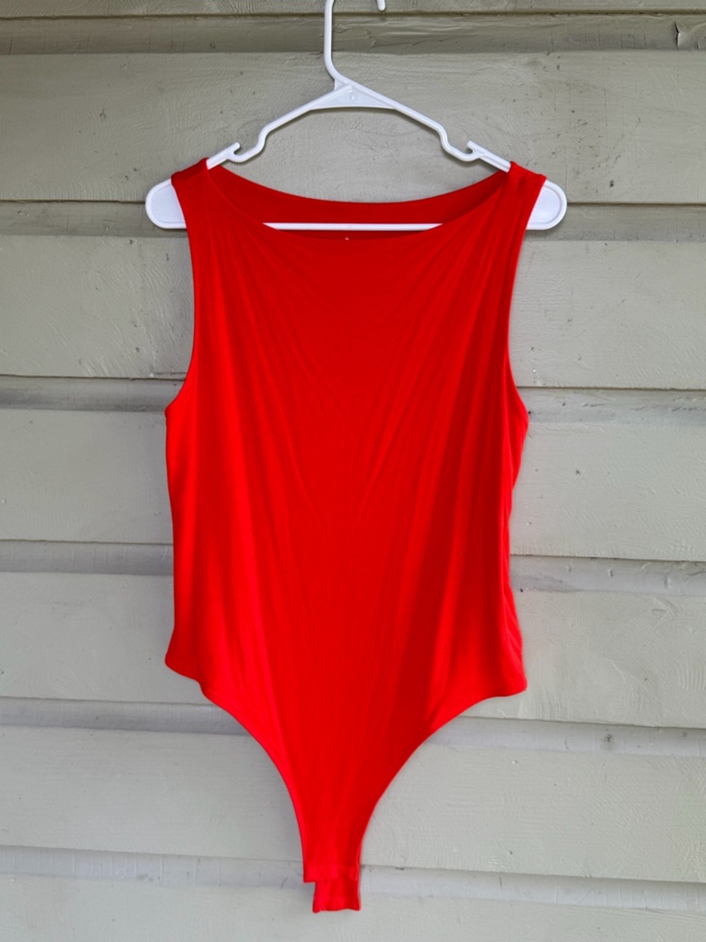 a new day Red/Orange Sleeveless Bodysuit – Size XL